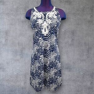 Lilly Pulitzer Oh Cabana Boy Embroidered Casual Sundress Size Small Women's O78